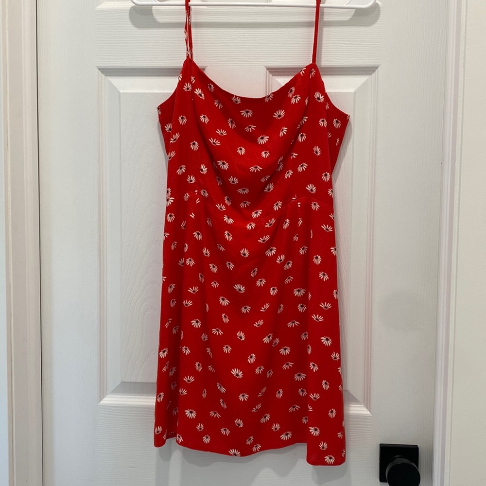 Wilfred Red Print Dress